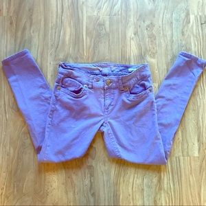 Seven 7 Purple Skinny Jeans, Size 10